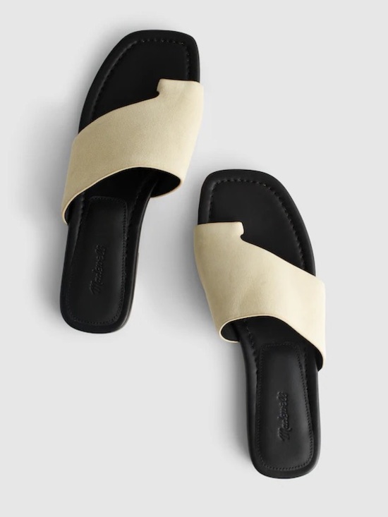 Madewell Shoes - Madewell The Maycie Toe-Loop Slide in Suede Flax Size 7 NWOB $98 NZ725